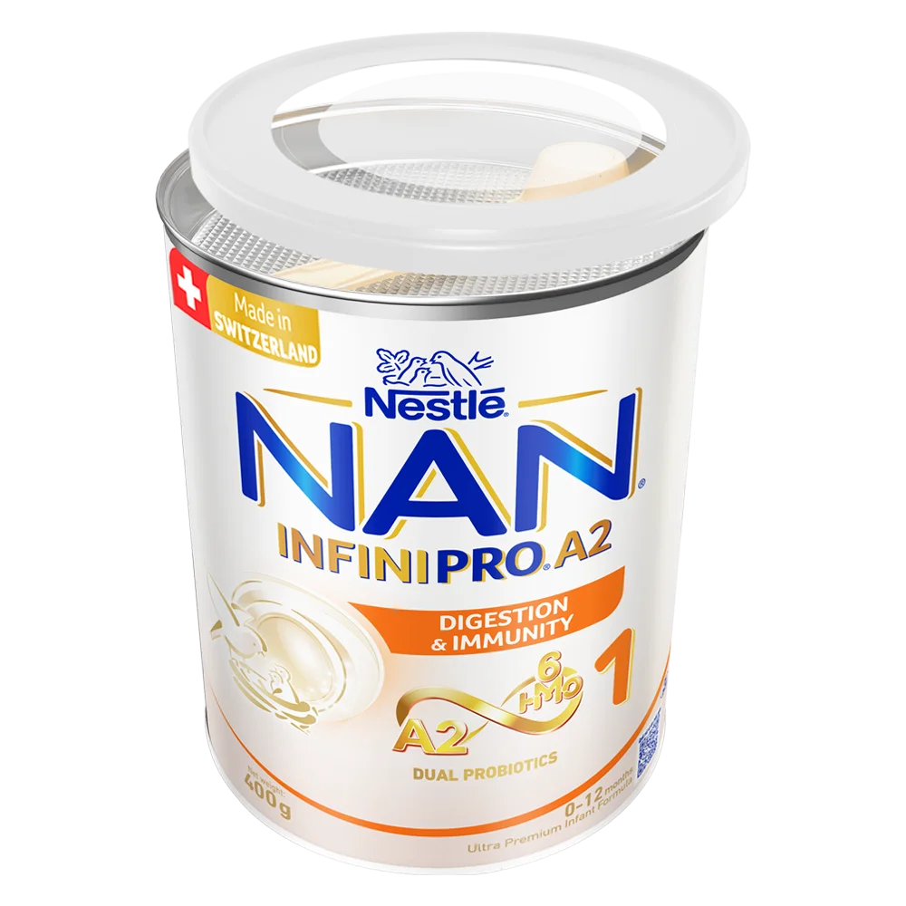 Sữa Nestlé NAN INFINIPRO A2 số 1 400g (6HMO) (0-1 tuổi)