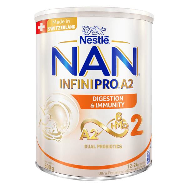 Sữa Nestlé NAN INFINIPRO A2 số 2 800g (6HMO) (1-2 tuổi)