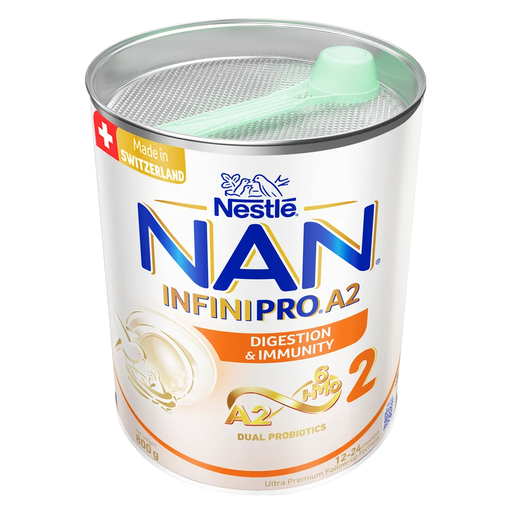 Sữa Nestlé NAN INFINIPRO A2 số 2 800g (6HMO) (1-2 tuổi)