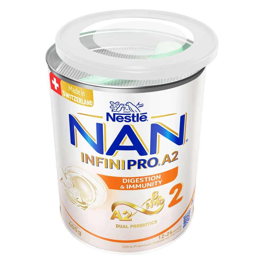 Sữa Nestlé NAN INFINIPRO A2 số 2 400g (6HMO) (1-2 tuổi)
