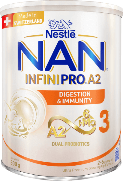 Sữa Nestlé NAN INFINIPRO A2 số 3 800g (6HMO) (2-6 tuổi)