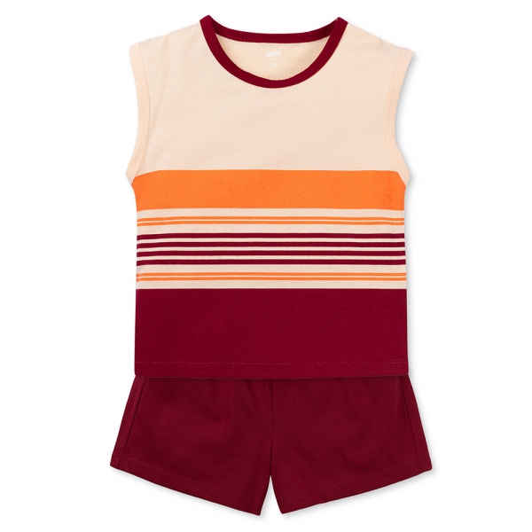 Bộ bé gái ngắn Animo Easy LU0725033 (1-4Y,Hồng,TT02)