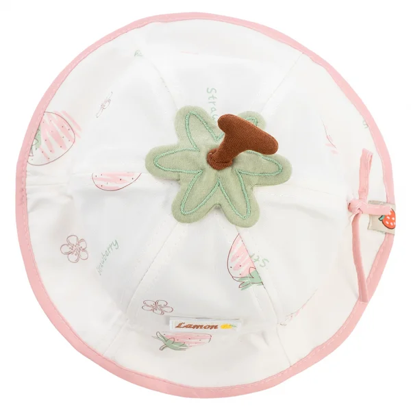 Nón vành tròn bé gái 1-3Y Animo A2503_JK003 (48cm,Trắng)