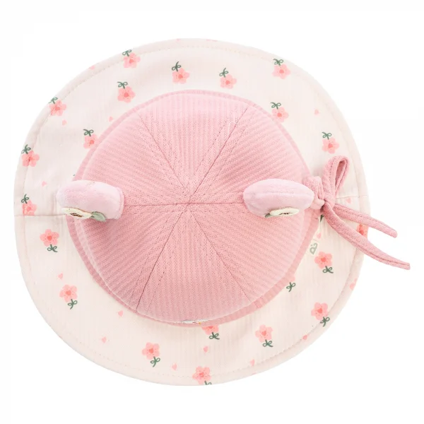 Nón vành tròn bé gái 1-3Y Animo A2503_JK002 (48cm,Hồng)