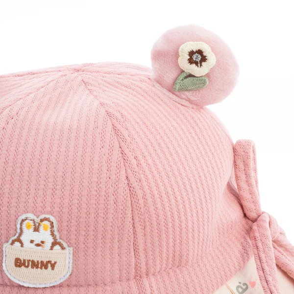 Nón vành tròn bé gái 1-3Y Animo A2503_JK002 (48cm,Hồng)