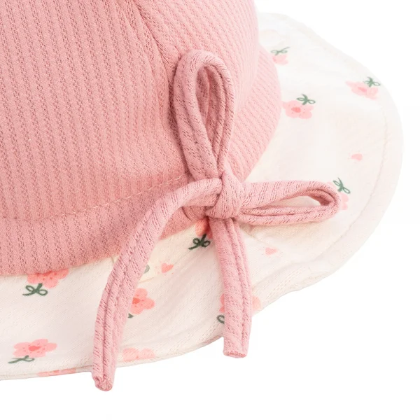 Nón vành tròn bé gái 1-3Y Animo A2503_JK002 (48cm,Hồng)