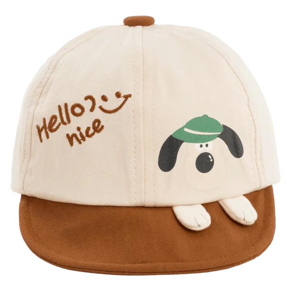 Nón lưỡi trai bé trai 1-3Y Animo A2506_MN033 (48cm,Nâu-Trắng)