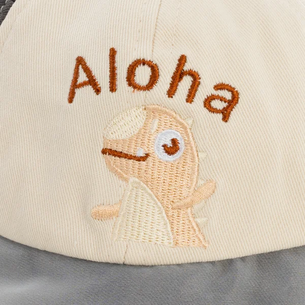 Nón lưỡi trai khăn voan bé trai 0-12M Animo A2506_MN036 (46cm,Xám-Kem)