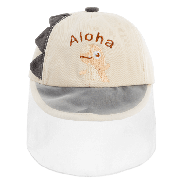 Nón lưỡi trai khăn voan bé trai 0-12M Animo A2506_MN036 (46cm,Xám-Kem)