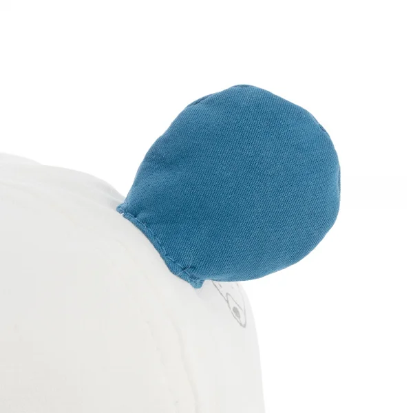 Nón lưỡi trai khăn voan bé trai 0-12M Animo A2506_MN035 (44cm,Xanh-Trắng)