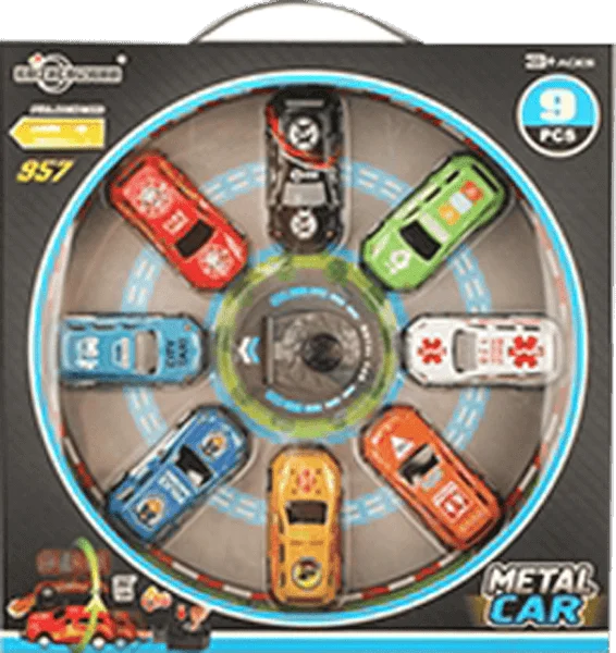 Bộ 8 xe ô tô chạy trớn siêu ngầu đa màu RFD634694 C504