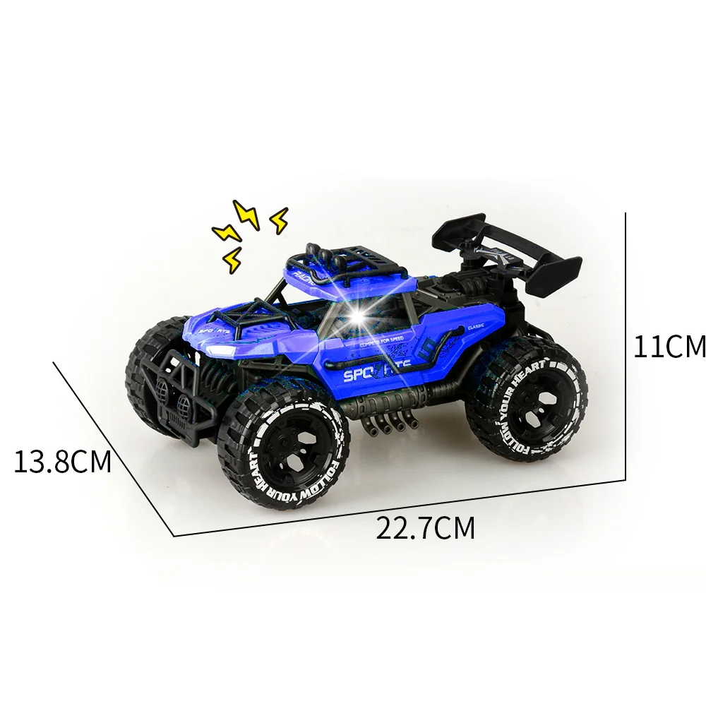 Xe địa hình siêu ngầu có đèn và âm thanh RFD641451 C504 (Xanh dương)