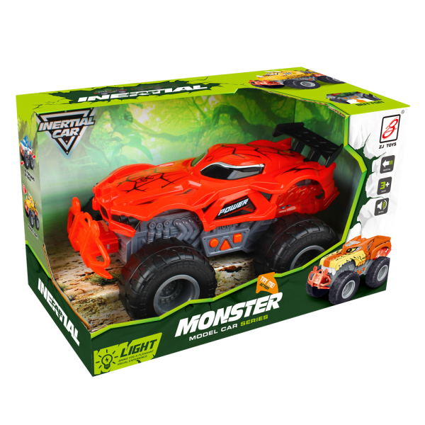 Xe địa hình chạy trớn siêu ngầu có đèn và âm thanh RFD532602 C504 (Đỏ)