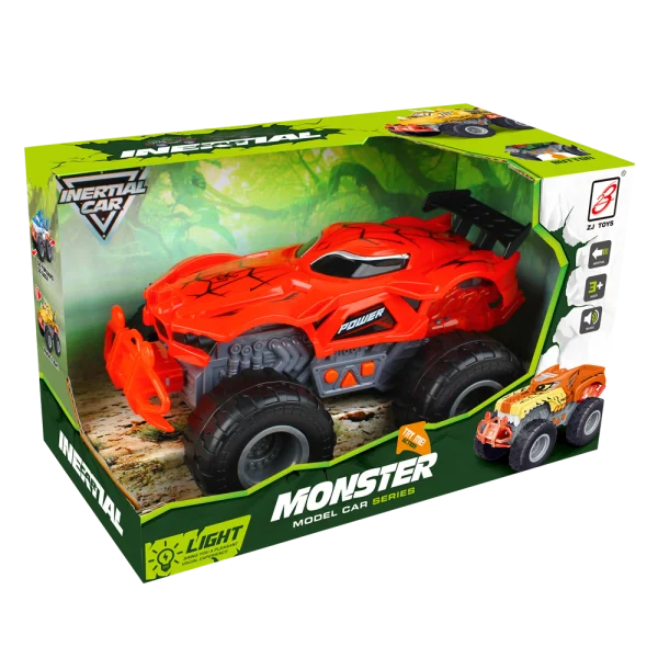 Xe địa hình chạy trớn siêu ngầu có đèn và âm thanh RFD532602 C504 (Đỏ)