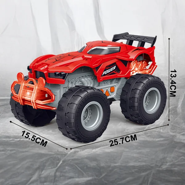 Xe địa hình chạy trớn siêu ngầu có đèn và âm thanh RFD532602 C504 (Đỏ)