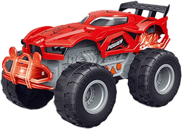 Xe địa hình chạy trớn siêu ngầu có đèn và âm thanh RFD532602 C504 (Đỏ)