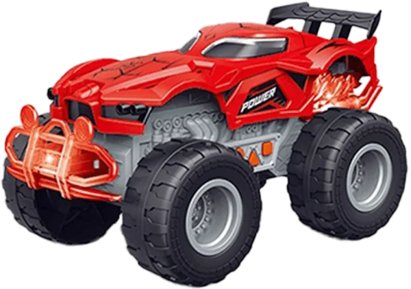 Xe địa hình chạy trớn siêu ngầu có đèn và âm thanh RFD532602 C504 (Đỏ)