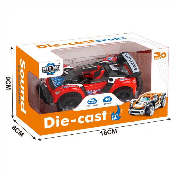 Xe đua siêu ngầu chạy trớn có âm thanh RFD630123 C504 (Đỏ)