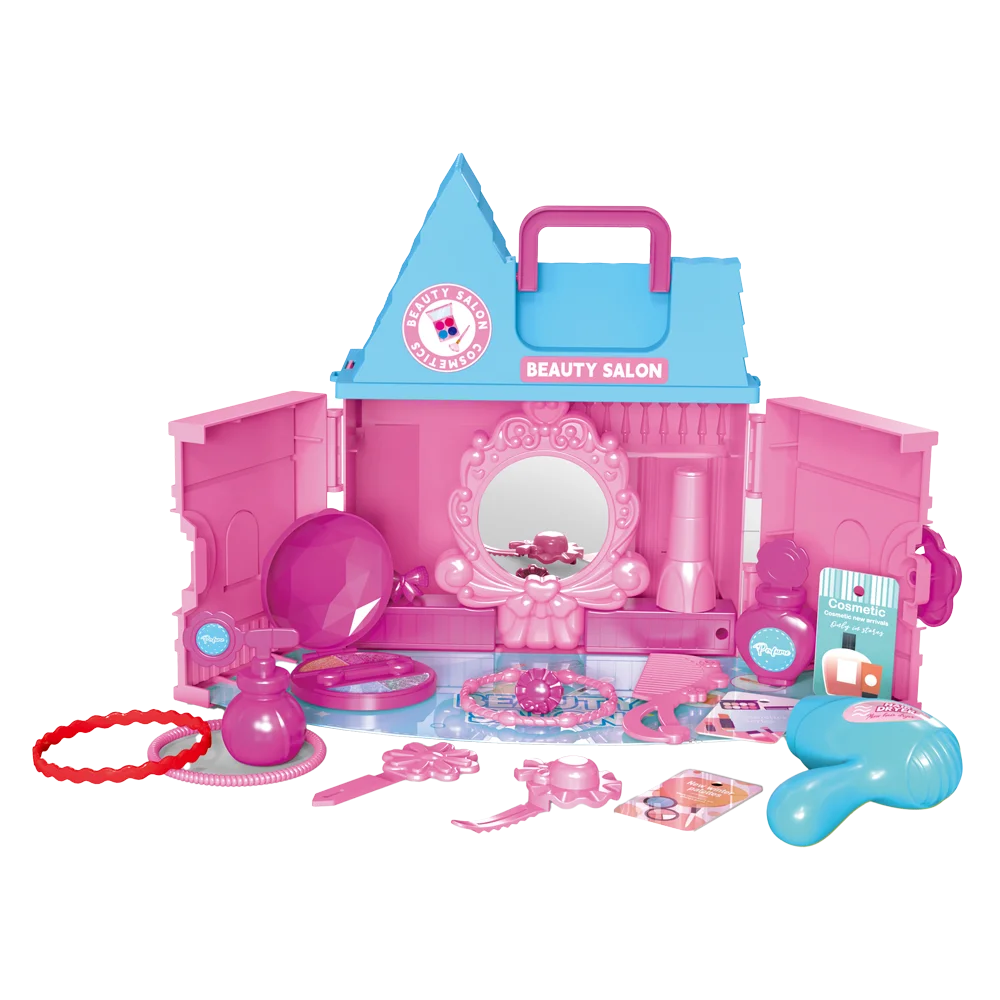 Ngôi nhà xinh xắn kèm phụ kiện nhập vai làm tóc RFD622564 C504 (Hồng)