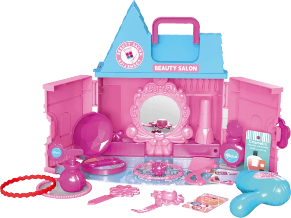 Ngôi nhà xinh xắn kèm phụ kiện nhập vai làm tóc RFD622564 C504 (Hồng)