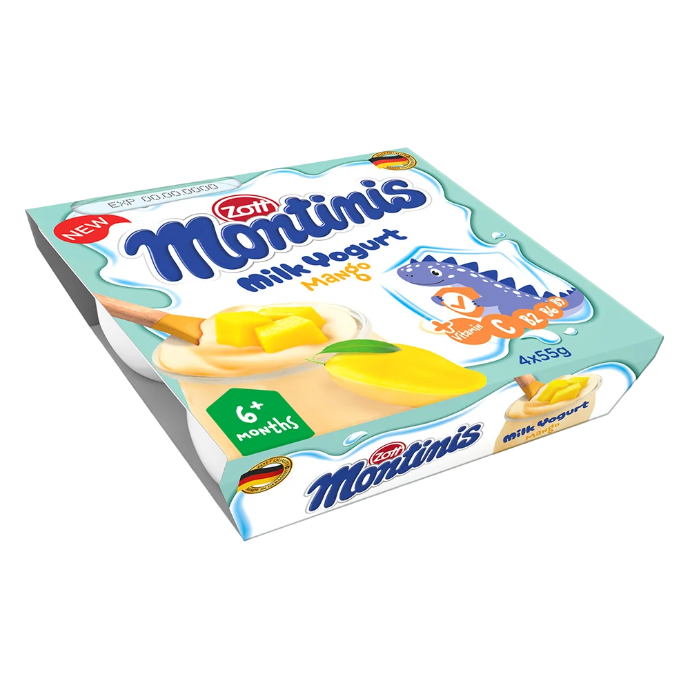 Combo 2 Sữa chua Zott Montinis vị Xoài 4*55g