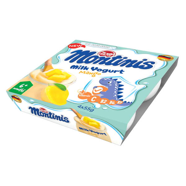 Sữa chua Zott Montinis vị Xoài 4*55g