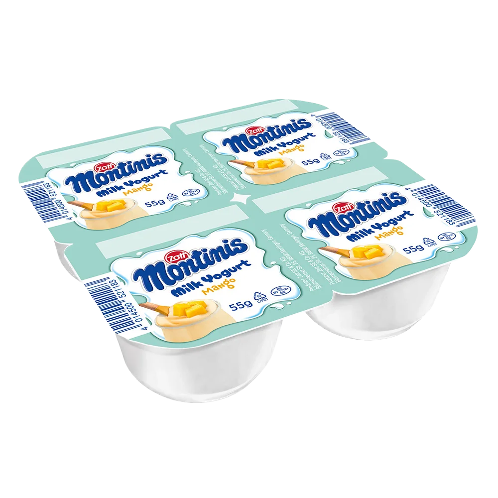 Combo 2 Sữa chua Zott Montinis vị Xoài 4*55g