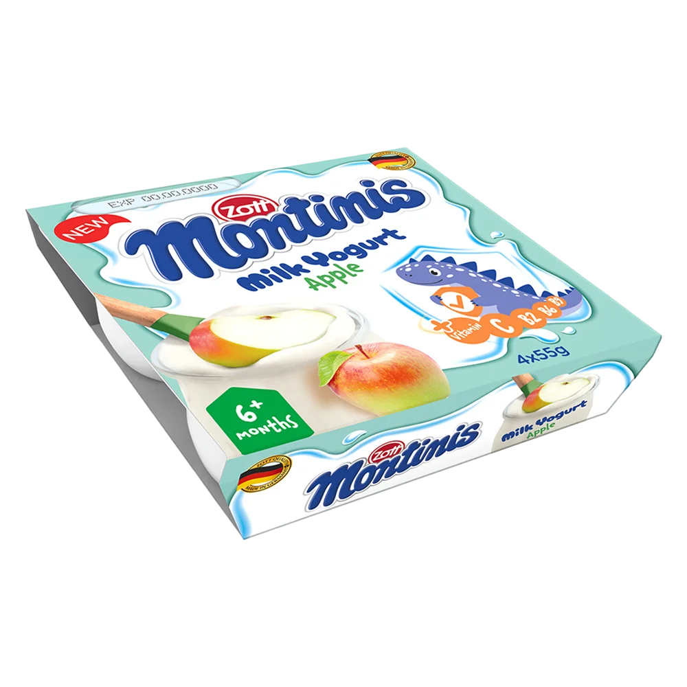 Combo 2 Sữa chua Zott Montinis vị Táo 4*55g