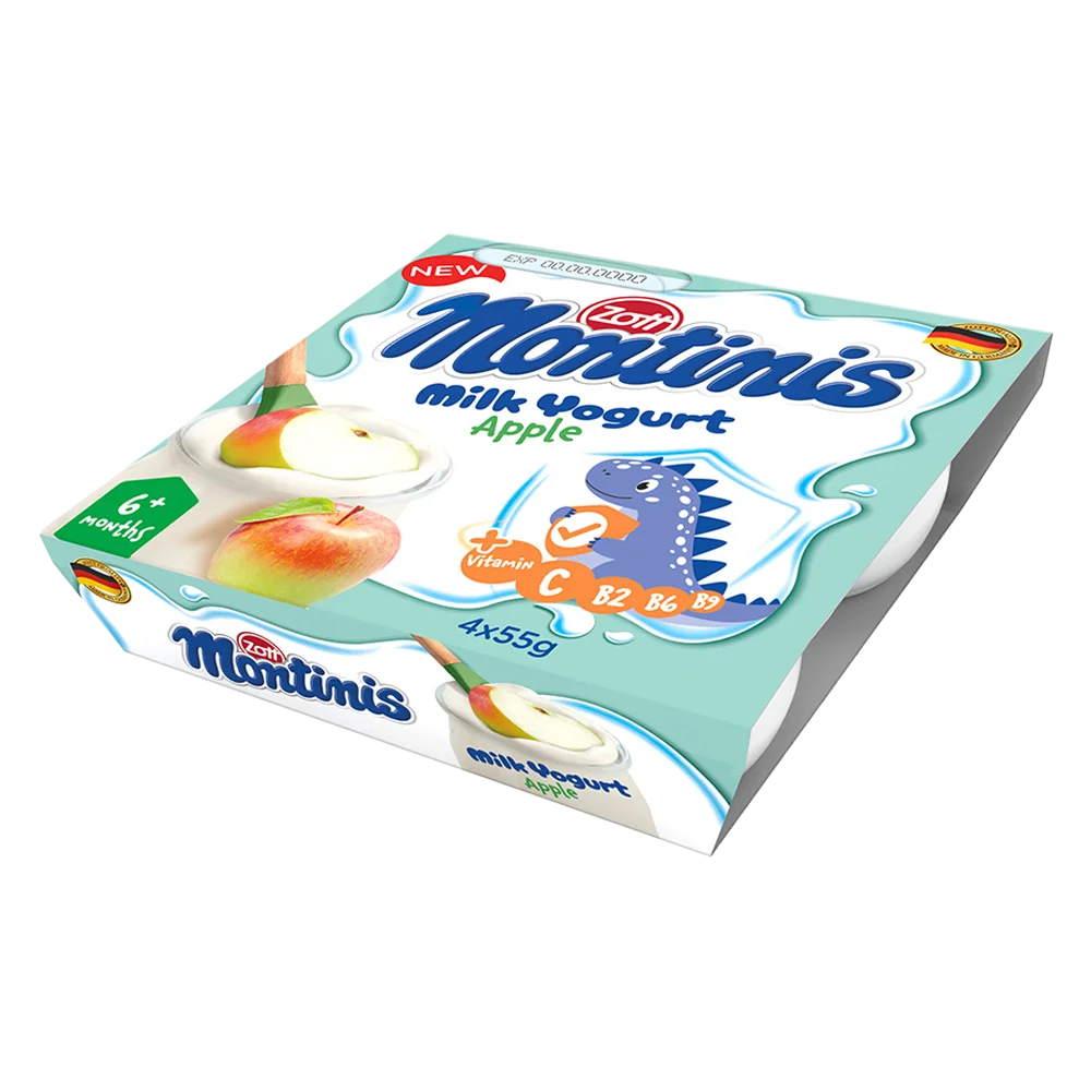 Combo 2 Sữa chua Zott Montinis vị Táo 4*55g