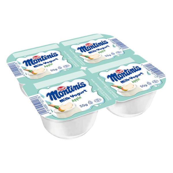 Sữa chua Zott Montinis vị Táo 4*55g