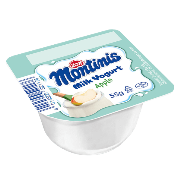 Sữa chua Zott Montinis vị Táo 4*55g