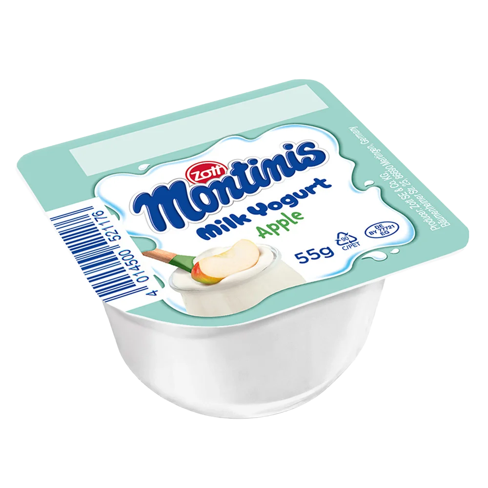 Combo 2 Sữa chua Zott Montinis vị Táo 4*55g