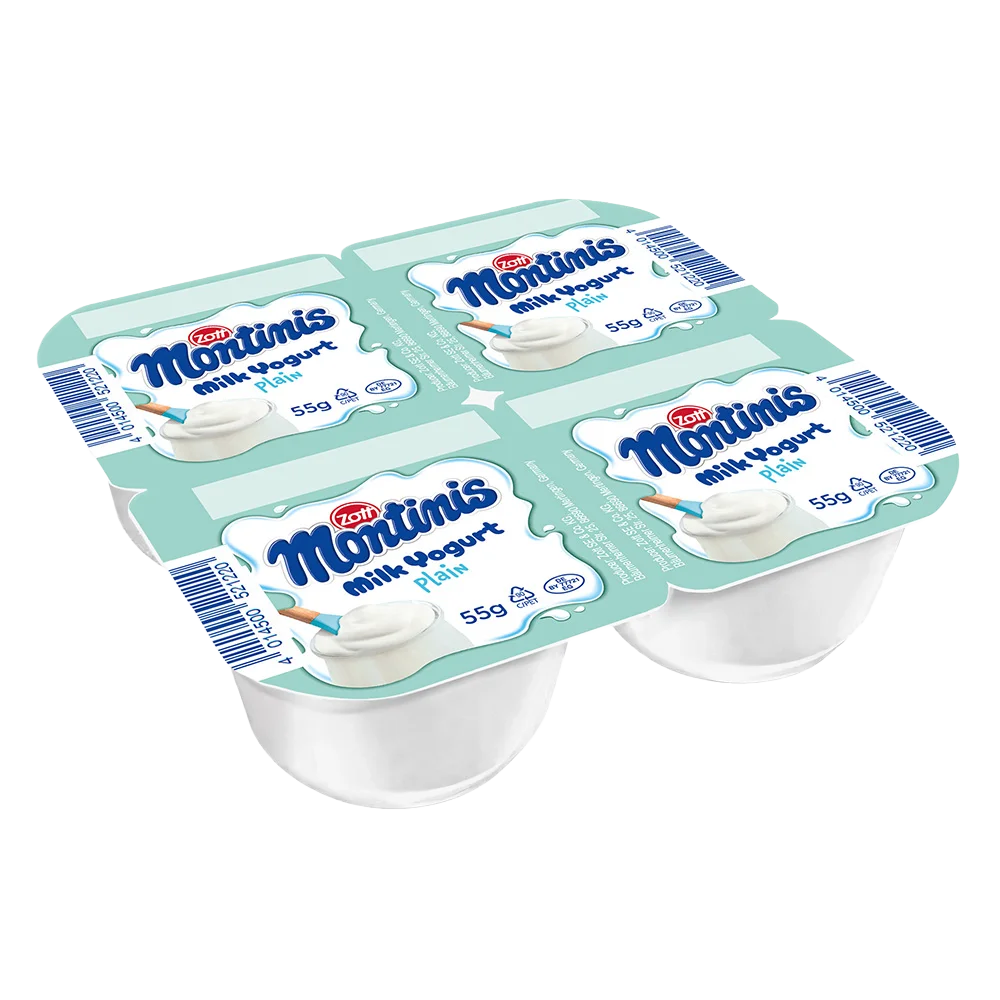 Combo 2 Sữa chua Zott Montinis vị nguyên bản 4*55g