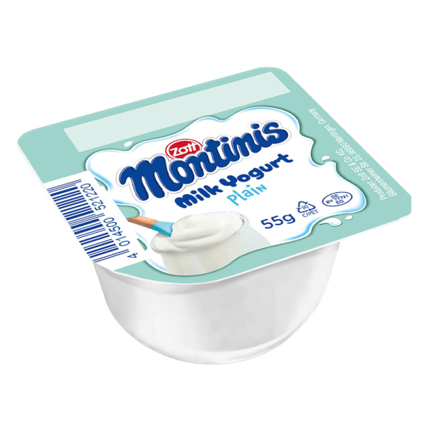 Sữa chua Zott Montinis vị nguyên bản 4*55g
