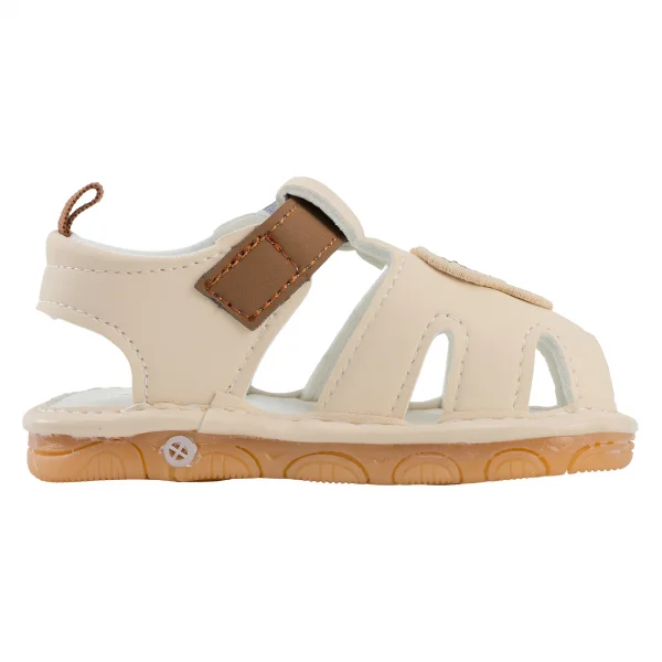 Giày tập đi chút chít Animo BT A2506_MN009 (15-17,Trắng-Nâu)