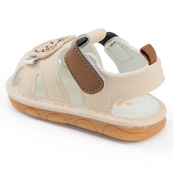 Giày tập đi chút chít Animo BT A2506_MN009 (15-17,Trắng-Nâu)