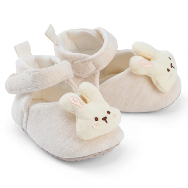 Giày sơ sinh thấp cổ BG Animo A2506_MN021 (9-11,Kem)