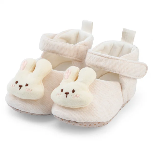 Giày sơ sinh thấp cổ BG Animo A2506_MN021 (9-11,Kem)