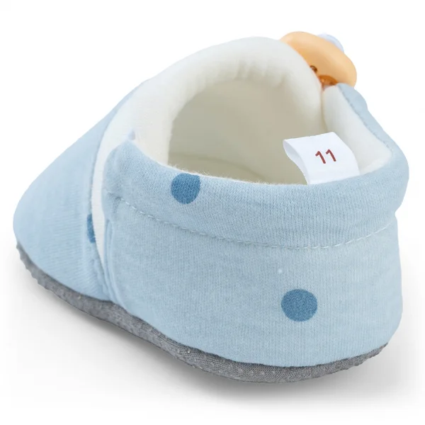 Giày sơ sinh thấp cổ BT Animo A2506_MN020 (9-11,Xanh)