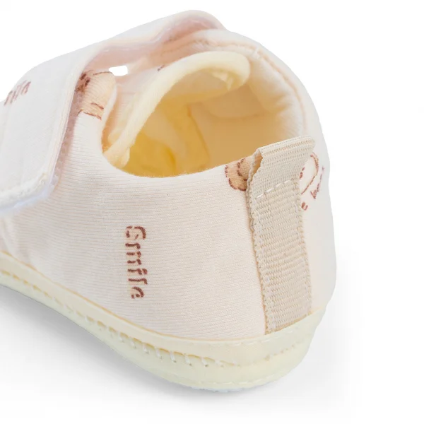 Giày sơ sinh thấp cổ TT Animo A2506_MN019 (9-11,Kem)