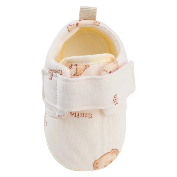 Giày sơ sinh thấp cổ TT Animo A2506_MN019 (9-11,Kem)