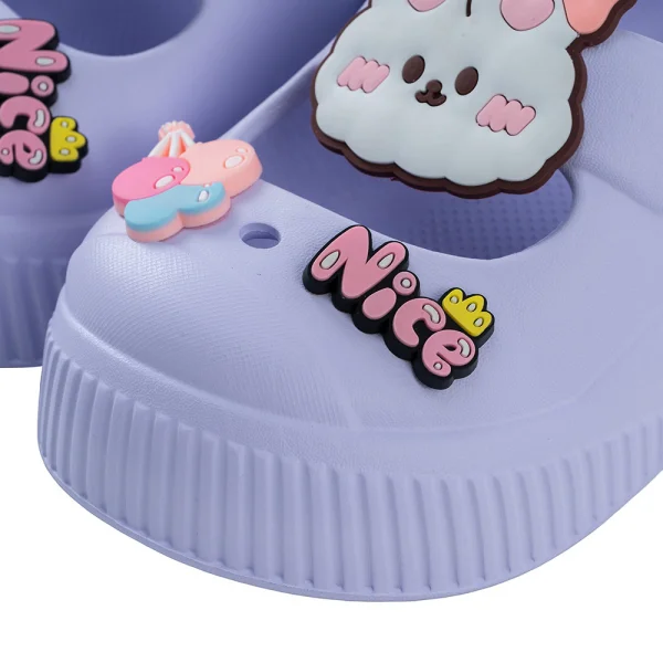 Dép sục bé gái Animo A2506_MN002 (19,Tím nhạt)