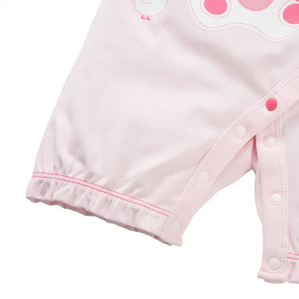 Bodysuit bé gái đùi Animo VD0525009 (0-12M,Hồng,NN02)