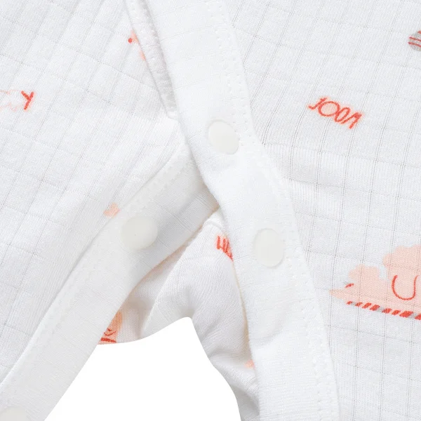 Set 2 bodysuit rayon chống muỗi dài Animo VD0825031 (0-3M,Hồng-dâu,TT06)