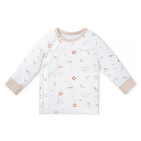 Set 2 bộ rayon chống muỗi dài Animo VD0825025 (0-24M,Be-xám,NN06)