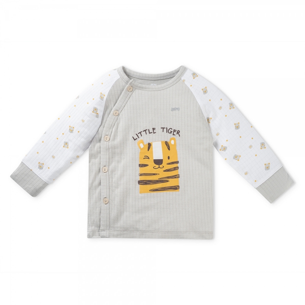Set 2 bộ rayon chống muỗi dài Animo VD0825025 (0-24M,Be-xám,NN06)