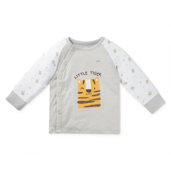 Set 2 bộ rayon chống muỗi dài Animo VD0825025 (0-24M,Be-xám,NN06)