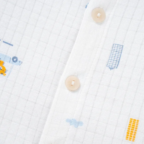 Set 2 bộ rayon chống muỗi ngắn Animo VD0825023 (0-24M,Ngọc-trắng,TT06)