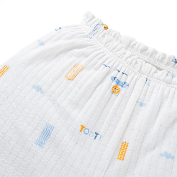 Set 2 bộ rayon chống muỗi ngắn Animo VD0825023 (0-24M,Ngọc-trắng,TT06)