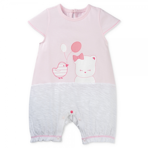 Bodysuit bé gái đùi Animo VD0525010 (0-12M,Hồng,NN02)